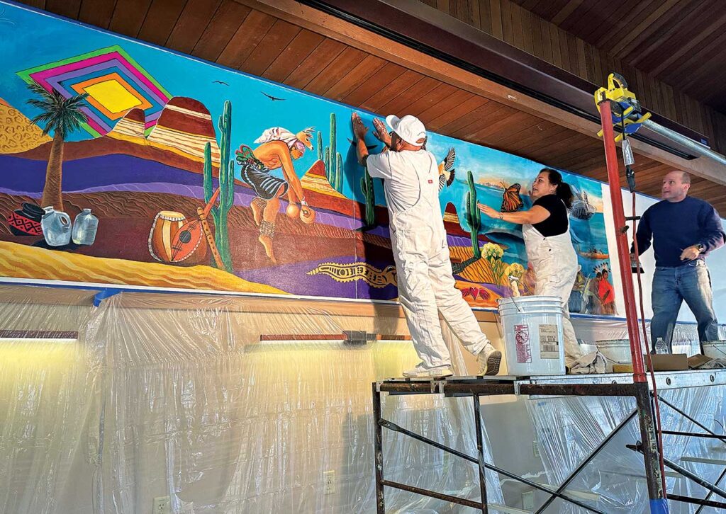 Let's Dive into the Colorful World of Cabrillo Awesome New Mural!